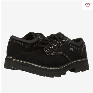 black skechers platform
